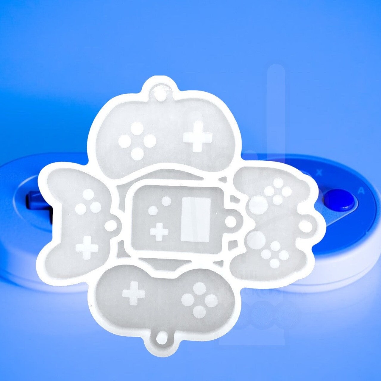 UV Safe Gameboy Playstation, XBox, Nintendo Game Controller Inspired Earring or Charm Mold